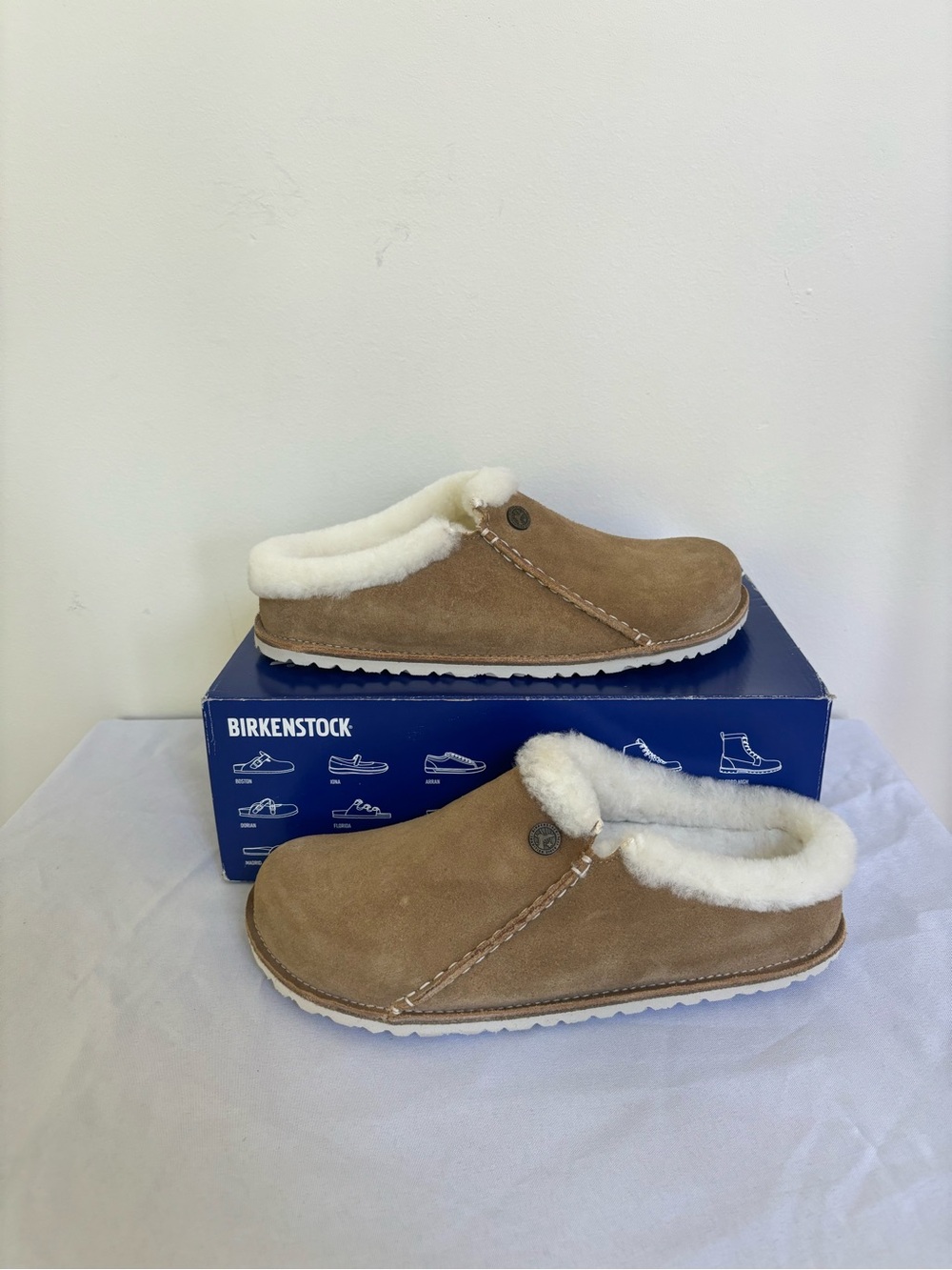 Birkenstock Zermatt Premium Mink Sz 9 Eu40 Womens Narrow fit New with box clogs
